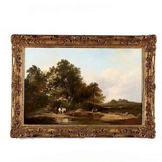 Henry John Boddington (English, 1811-1865), A Surrey Landscape 