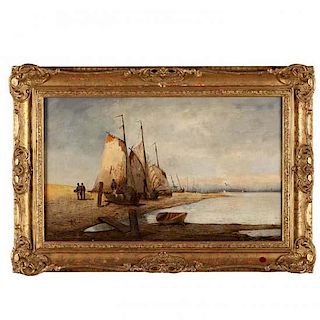 Antique Dutch Maritime Painting, 19th century 