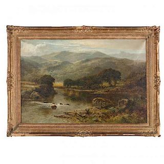 Daniel Sherrin (British, 1868-1940), Highland Landscape 