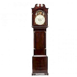 Eborall Warwick, English Tall Case Clock 