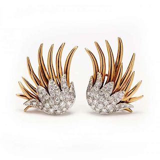 14KT Diamond Earrings 