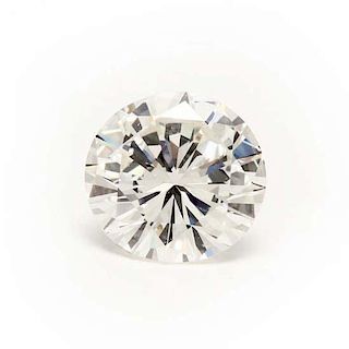 Unmounted Round Brilliant Cut Diamond 