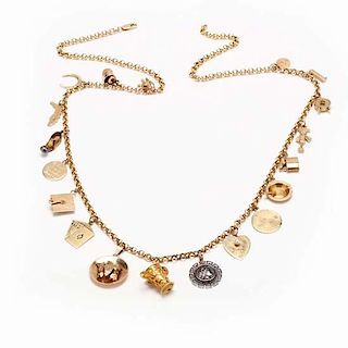14KT Charm Necklace 