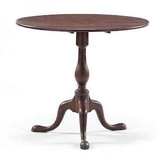 The Wright Family Southern Tilt Top Queen Anne Tea Table 