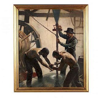 Oscar Schmidt (NY, 1892-1957), Men at Work 
