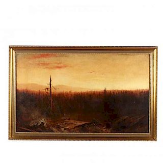 George Frederick Bensell (PA, 1837-1879), Autumn Landscape 
