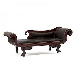 American Classical Carved Grecian Couch 
