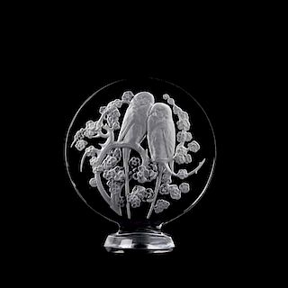 Rene LaliqueDeux Perruches et Fleurs Seal 