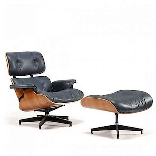 Charles Eames, 670/671 Lounge Chair and Ottoman 
