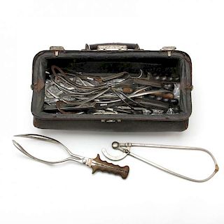 Sixteen Vintage Obstetrical Instruments 