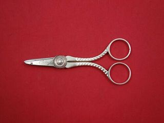 Gorham Sterling Silver Grape Shears Deco Style Vintage 5 3/8" #80