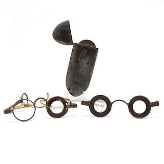 Two Pair of Benjamin Martin Type Eyeglasses 