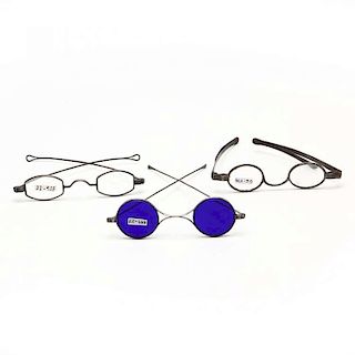 Three Pair of Antique Eyeglasses 
