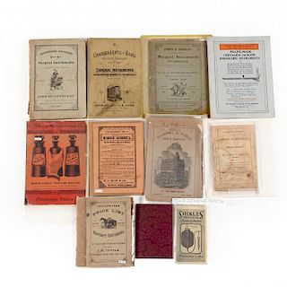 Eleven American Medical Catalogues and Related Materials 