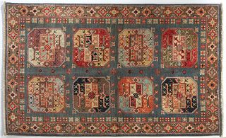 Uzbek Tekke Bokhara Carpet, 3' x 5'.