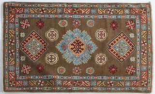 Uzbek Kazak Carpet, 3' 1 x 5' 1.