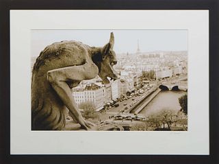 Lisa Conrad (California/New Orleans, 1965- ), "Notre Dame II," 2004, sepia print, editioned 5/50 in sharpie en verso, signed and dated en verso, signe