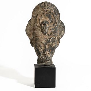 Egyptian Carved Stone Head