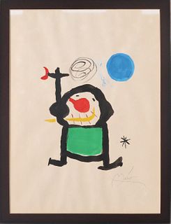 Joan Miro, Watercolor, Untitled