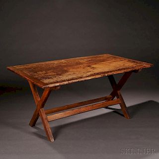 Shaker Pine and Chestnut Laundry Table