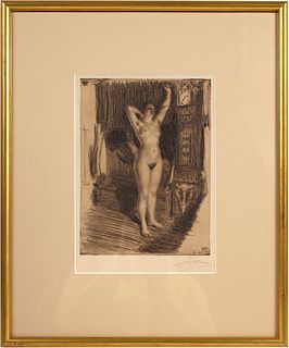 Anders Zorn, Etching, "Early"