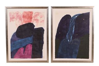 Carol Summers, Two Color Woodblock Prints