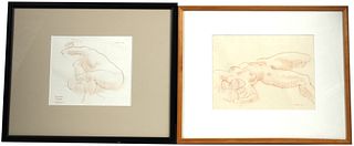 Donald Holden, Two Drawings