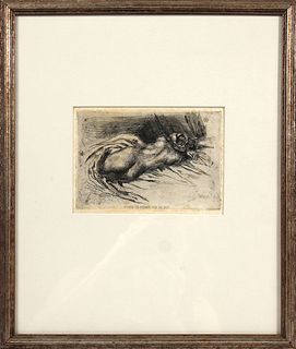 Eugene Delacroix, "Etude de femme vue de dos"