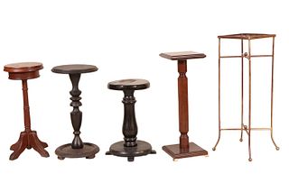 Group of Wooden Display Stands