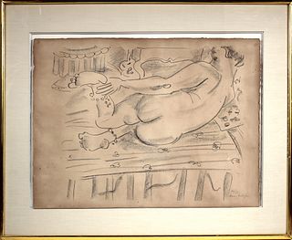 Henri Matisse, Lithograph, "Nu couche de dos"