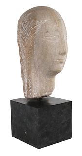 Lorrie Goulet, Carved Stone Bust