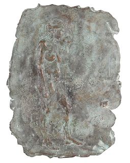 Stanley Bleifeld, Bronze Plaque, Nude
