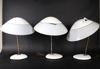 Three Gerald Thurston for Lightolier Table Lamps