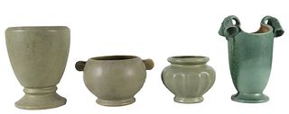 Group of Arts and Crafts Pottery Vases