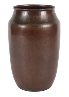 Dirk Van Erp Hand Hammered Copper Vase