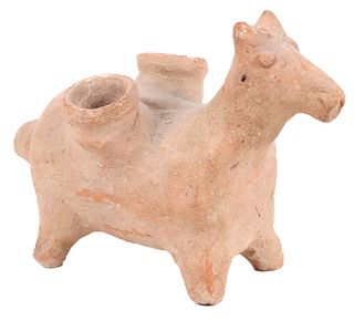 Pre-Columbian Pottery Figure of an Animal 