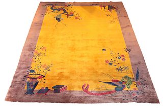 Chinese Art Deco Style Carpet