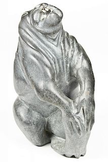 Kovinatilliak 'C' Takpaungai (Cape Dorset, b. 1942) Spirit Figure: Auvekeojak