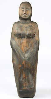 Olen Bryant (American, b.1927) Carved Wood Sculpture