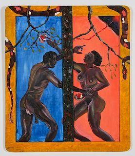 Roger Rice (b. 1958) "Adam and Eve", c. 1989