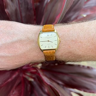 Vacheron & Constatntin Brown Leather Strap Watch