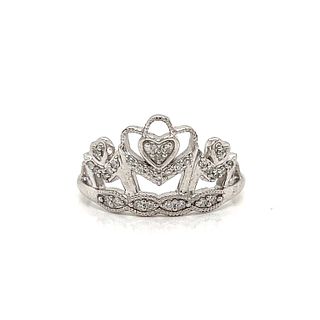 14k Diamond Crown RingÂ 