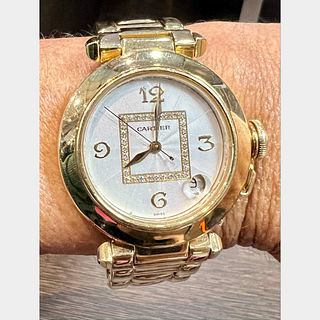 Cartier 18K Yellow Gold 35mm Pasha Watch