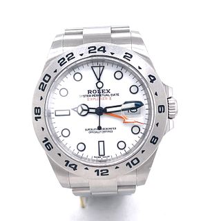 ROLEX Explorer II White Polar Stainless Steel Watch