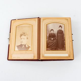 Sepia Photo Album, 19th Century Portraits