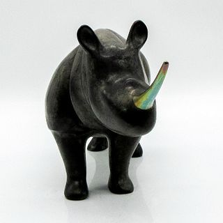 Loet Vanderveen Bronze Sculpture, Rhinoceros