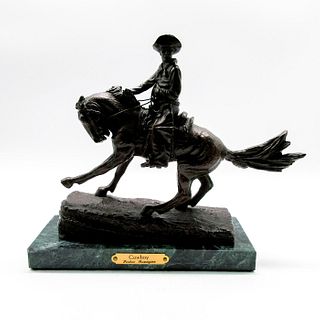 After Frederic Remington Bronze Sculpture Cowboy