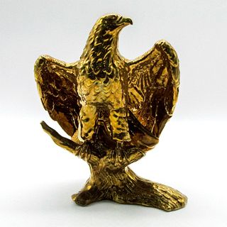 Gorham Porcelain Golden Majesty Eagle Figurine