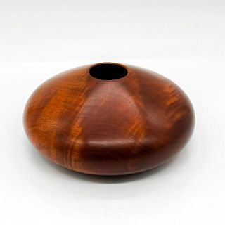 Tom Laser Vase, Black Walnut