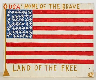 B.F. Perkins (1904-1993) "USA: Home of the Brave, Land of the Free"